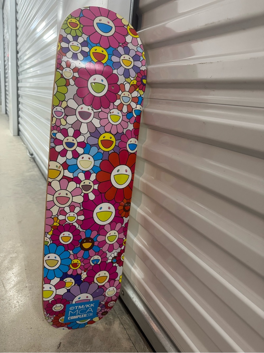 Murakami Complexcon Skateboard In Pink